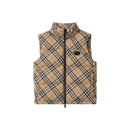 Burberry Песочный Бежевый Женский Пуховый жилет