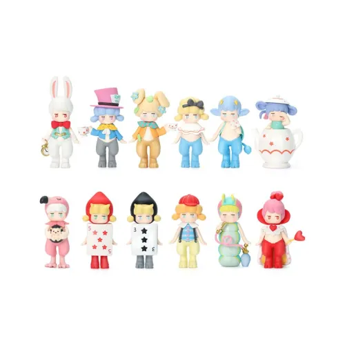 POP MART Alice Pansum SATYR Rory Blind Boxes Single Mystery Box Full Box 12 Pack POP MART Алиса Pansum SATYR Rory Слепые коробки Один Mystery Box Полная коробка 12 шт