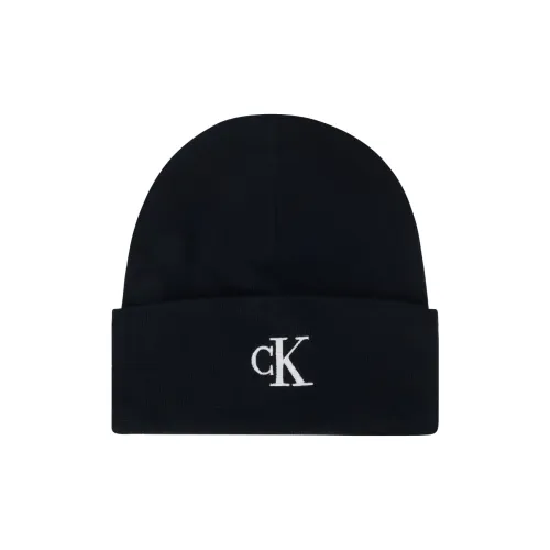 CALVIN KLEIN Полиэстер Beanies Унисекс Космический Черный