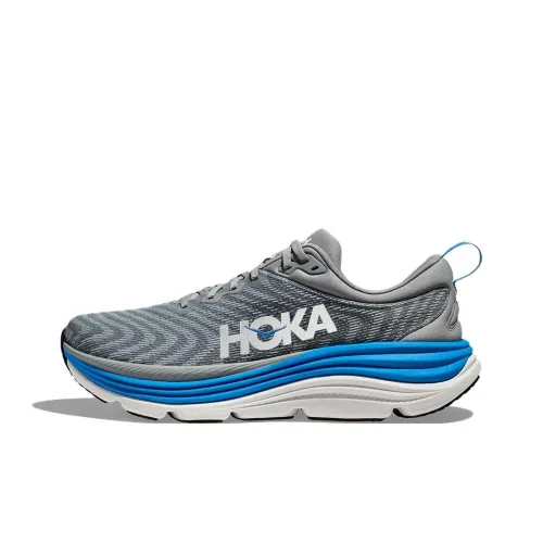 HOKA ONE ONE Gaviota 5 Беговые кроссовки Мужские Серый Синий