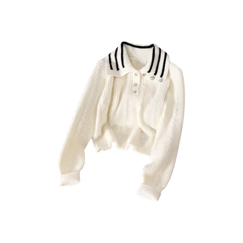 Cypress House Экрю Женская Трикотажная