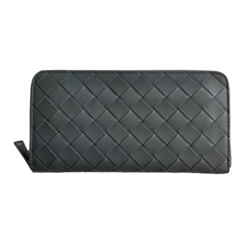 Bottega Veneta Intrecciato Телячья кожа Кошелек Мужской Slate Gray