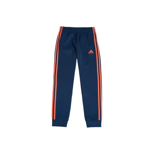 Adidas Вязаные тренировочные штаны унисекс темно-синий