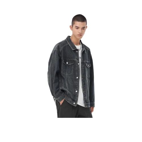 Madcloud Деним/Джинсовый синий Мужские Джинсовые куртки