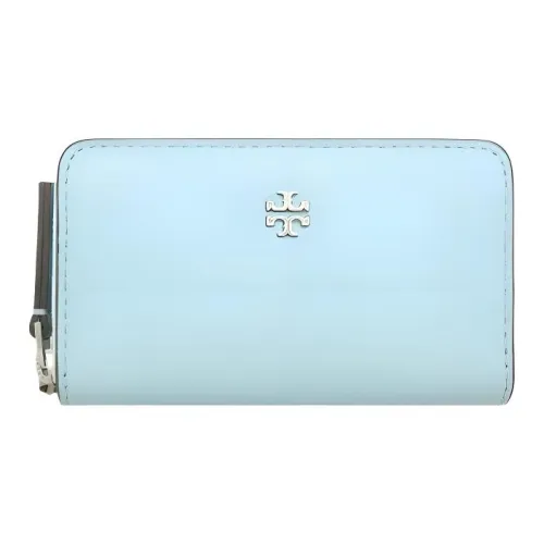 TORY BURCH Кожа Кошелек Унисекс Жемчужный Небесный