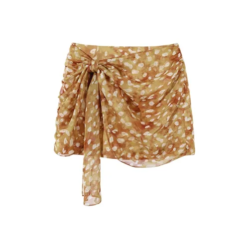 Ouyang Повседневные короткие юбки для женщин