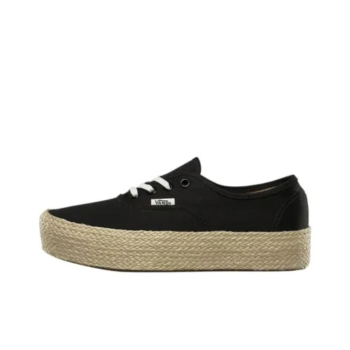 Vans Authentic Скейтборд Кроссовки Унисекс Черные