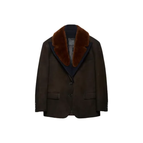 PRADA FW25 Кожа Куртка Женская