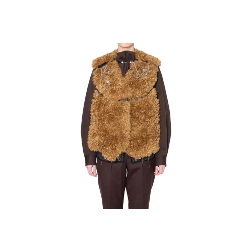 KOLOR Светло-коричневый Женский жилет