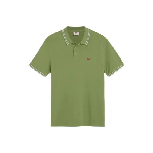 Levis Шалфейно-зеленая мужская поло