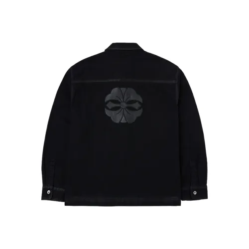 EVISU Denim Черный Мужской Джинсовая Куртка