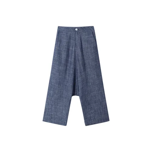 Ouyang Ультрамарин Синий Женские Джинсы