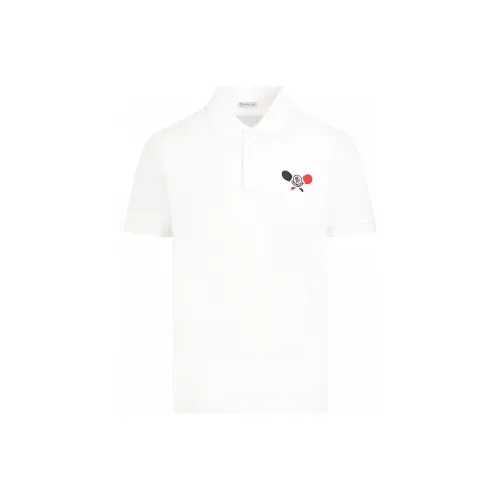 MONCLER Белая Мужская Поло