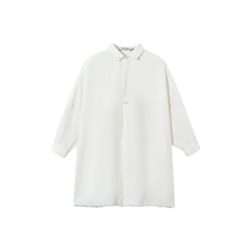 Ouyang Груша Nashi Белые Женские Рубашки