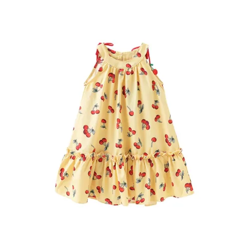MAMIMAKA Желтые Платья для Детей