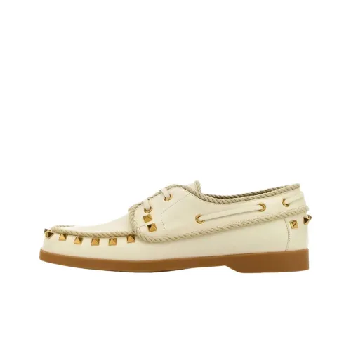 Valentino Rockstud Повседневная обувь Женская Бежевая