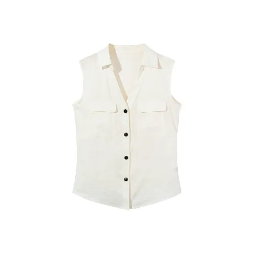 Ouyang Белый Женский жилет