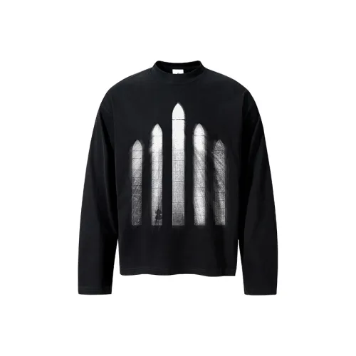 FOR FEAR THAT Черный Унисекс Футболки