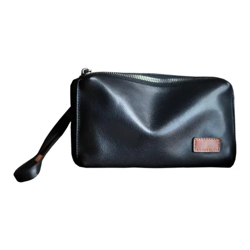 VIHUS Коровья кожа Клатч Стандартный Мужской Черный