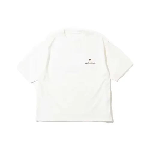 FREAK'S STORE Relaxed Fit Спина С принтом Круглый вырез T-рубашка Кошки ART T-рубашка Унисекс