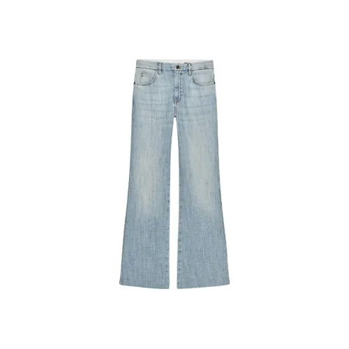 ZARA ZW Series Светло-синие Женские Джинсы