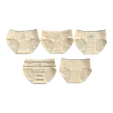 5 пар (Кролик + Гороховый узор + Собака + Бант + Полосы + Медвежонок + Крем)