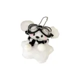 Милый щенок-пилот с шарфом