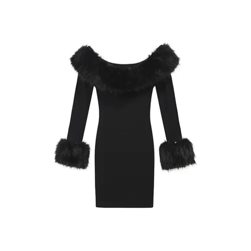 Incolore Длинное платье с длинными рукавами женское