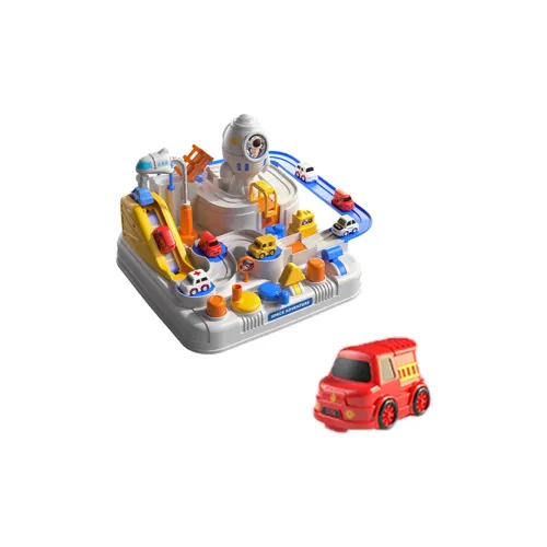 Hidicci Детский курс препятствий Приключение Автомобиль Здание Парковка Хвост платья Дорожка Автомобиль Инерция Тянуть Спина Glider Игрушки