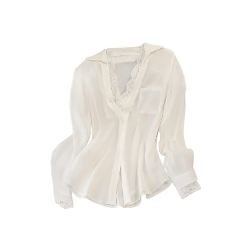 Cypress House Белые Женские Рубашки