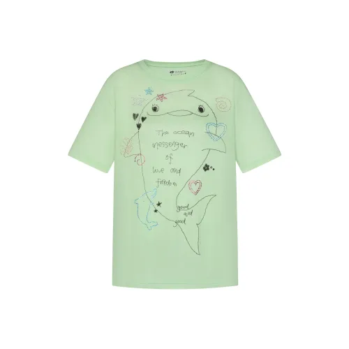 MeiHaoStore Зеленый Унисекс T-рубашки