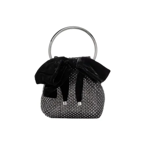 Jimmy Choo Кристальная сетка сумка через плечо сумка женская черная