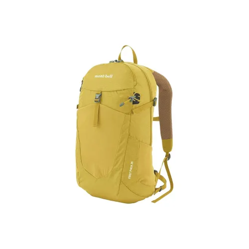 MONTBELL 20L Альпинистский рюкзак Outdoor Сумка Нейлон Желтый Женские