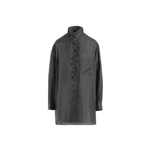 Yohji Yamamoto Серые Мужские Рубашки