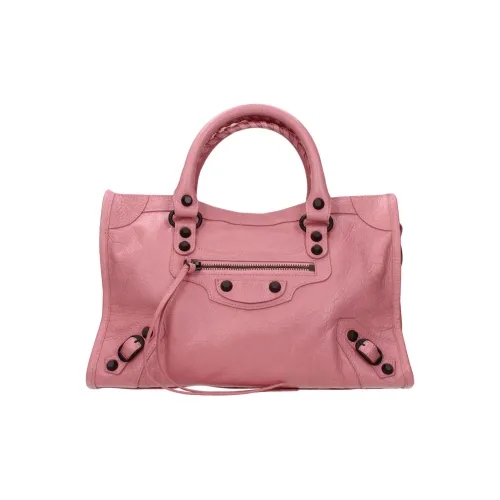 Balenciaga Le City Кожа Сумка Стандартная Женская Ancient Розовый