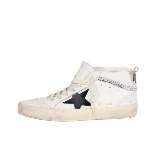 Golden Goose Mid Star Low Топ Скейтборд Кроссовки Женские Белые