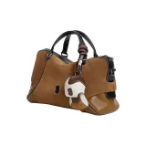 Suede Chestnut Brown [+Brown/White Glass Clip]  
Замша Каштановый Коричневый [+Коричневый/Белый Стекло Заколка]