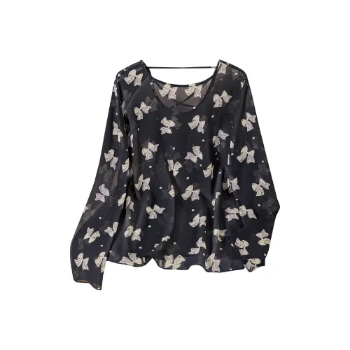 TOUCH Рубашка Женская Черная Подошва Бант