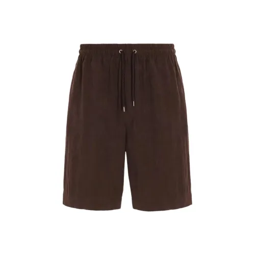 GIORGIO ARMANI Коричневые Мужские Повседневные Шорты