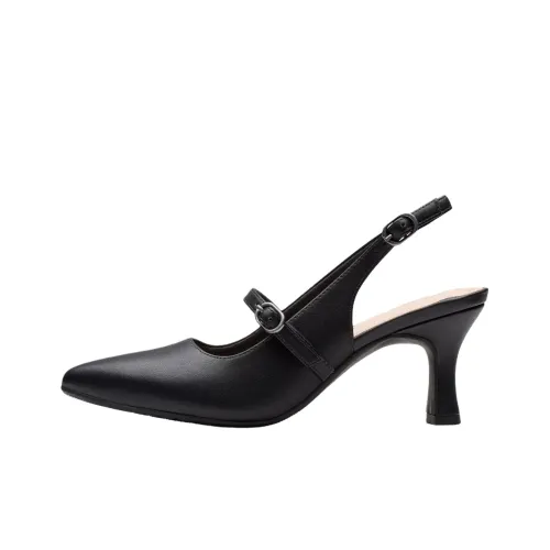 Clarks Kataleyna Ruby Грубый каблук Высокие каблуки 7 см Женские Черный