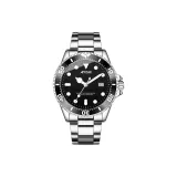 Серебристо-черный