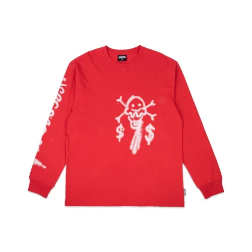 Мороженое Рококо Красный Унисекс T-рубашки