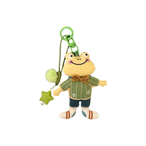 LOGISTAR Cute Cartoon Желтый Лягушка Плюшевый Брелок 13 см Высота