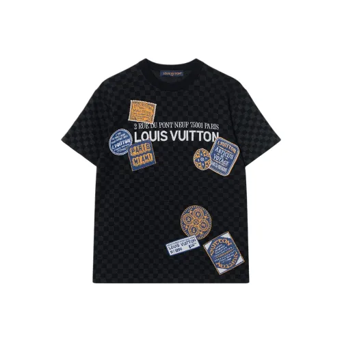 LOUIS VUITTON FW25 T-Рубашка Мужская Черная