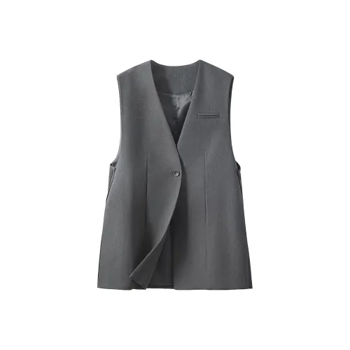 Cypress House Темно-серый Женский жилет