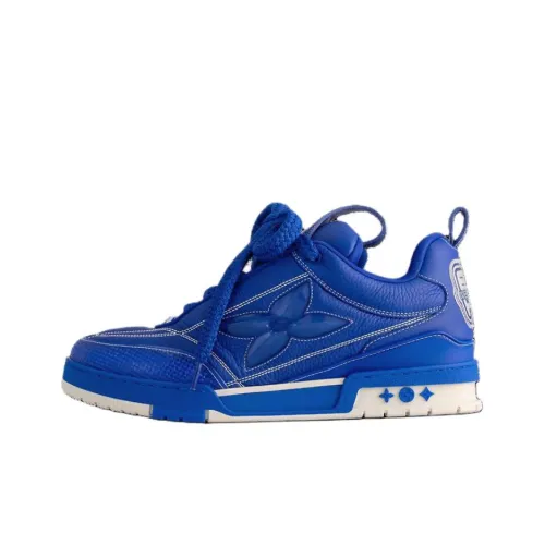 LOUIS VUITTON Skate Low Топ Кроссовки для скейтбординга Унисекс Синий