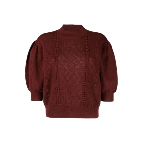 See By Chloe Облегающий свитер женский красный