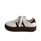 Бежевый бордовый