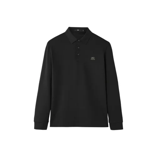 HLA Черный 26 Мужская Поло