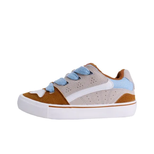 FREAKIC Crazy Candies Устойчивые к истиранию Низкие Кроссовки для скейтбординга Женские Темно-коричневые